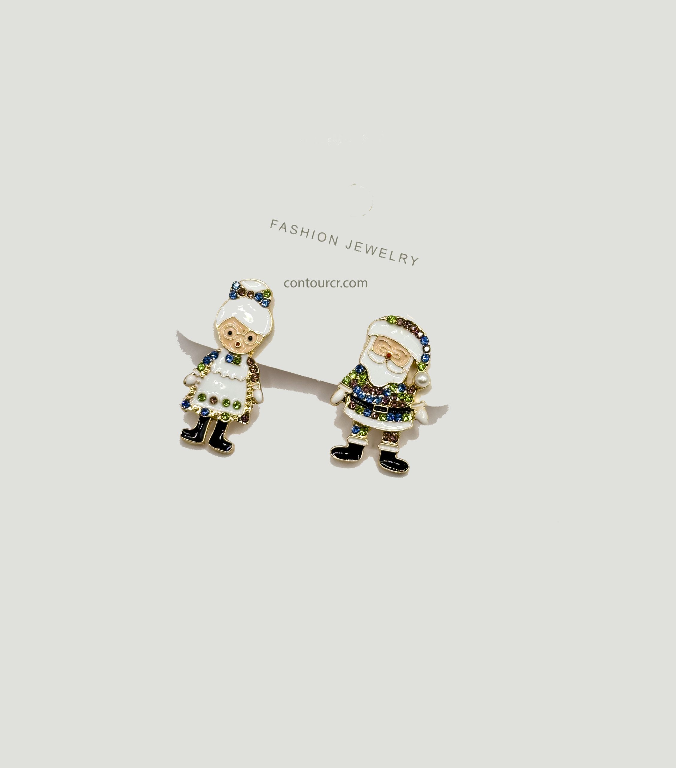 785-3e4e2fff-0c18-4e42-87db-ec508e9bea7c.jpg Aretes Sr y Sra Claus - Imagen 1