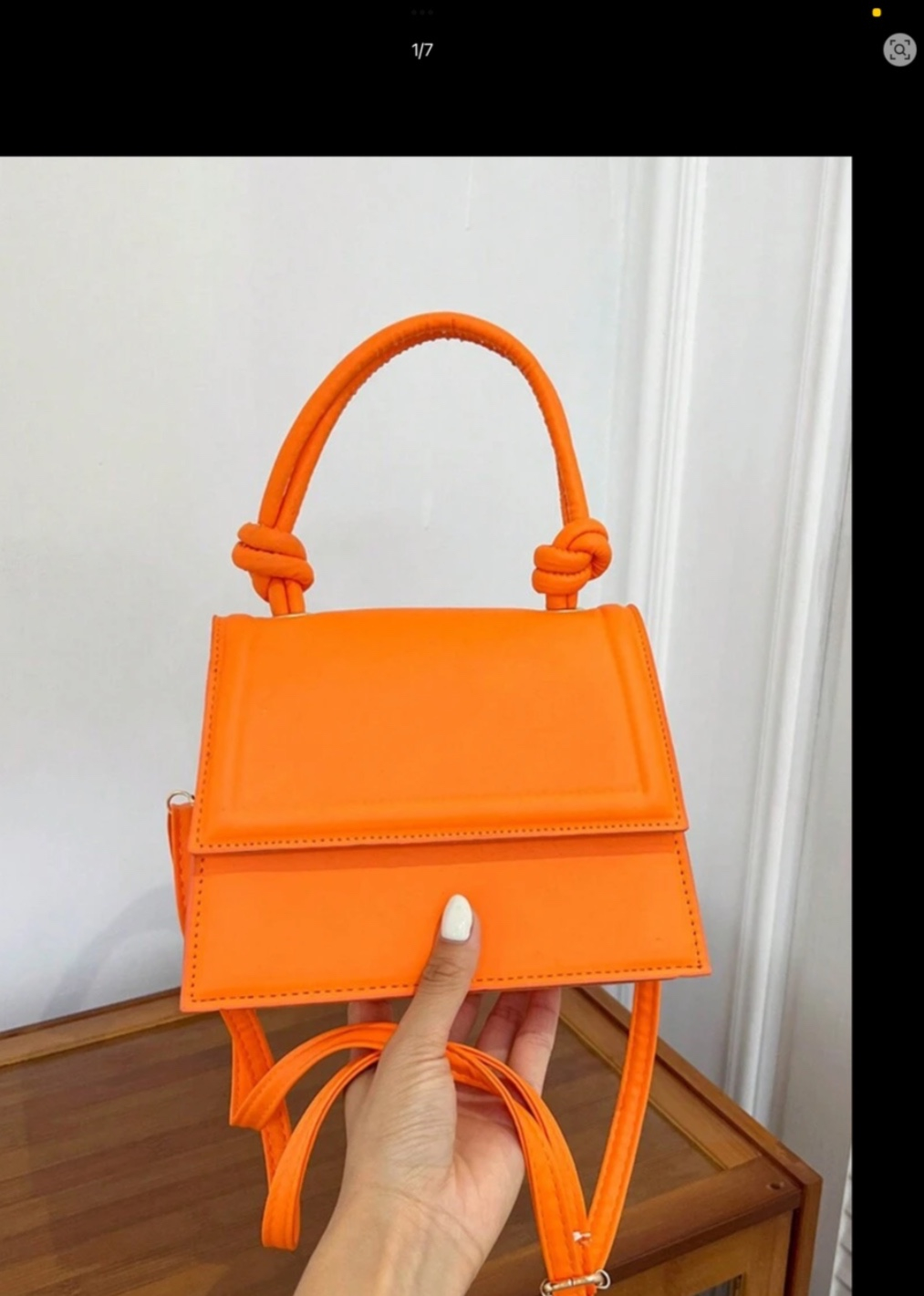 785-92c32bd6-6b93-41b2-95ea-b81027bfc3db.jpg Mini bolso color naranja - Imagen 1
