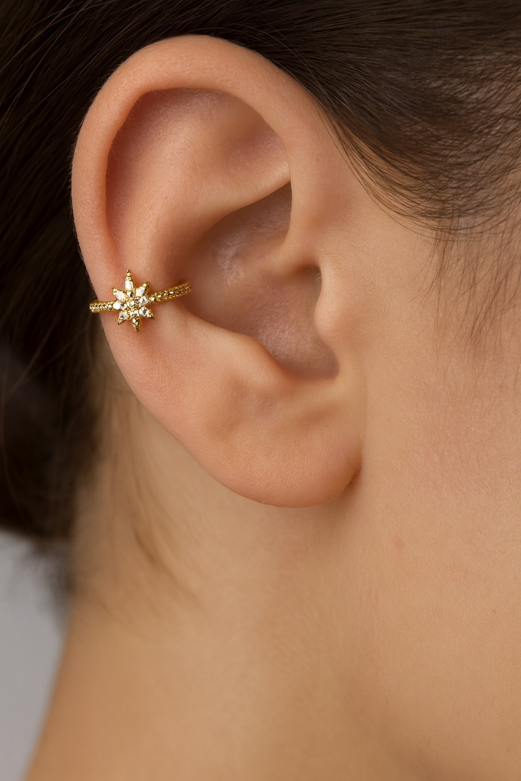 785-01987707-f20c-708c-b03b-926ad3c252c1.jpg Earcuff Estrellita Rodio - Imagen 1