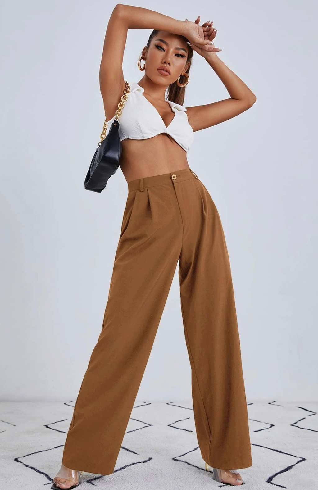 785-019b0442-8133-7551-8e41-56f621feda47.jpg Pantalón tipo palazo café - Imagen 1