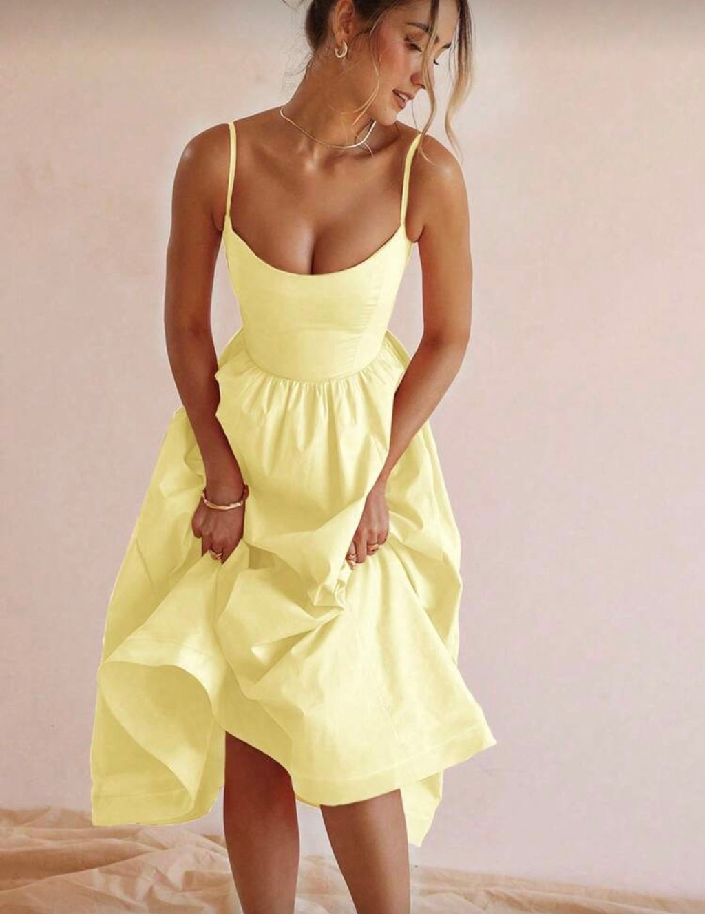 785-019cd633-753a-7132-9917-eb0f2ec94310.jpg Vestido amarillo pastel - Imagen 1