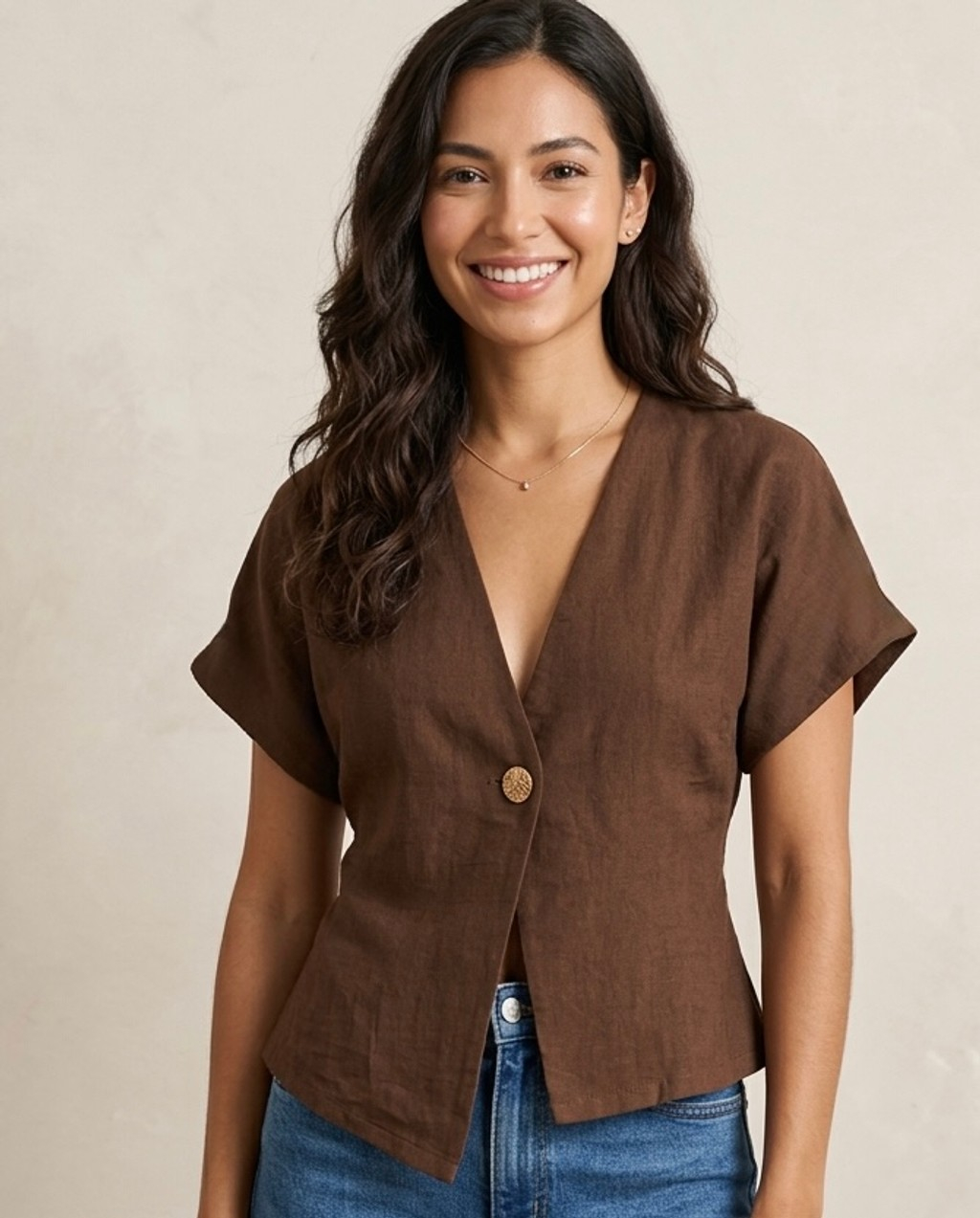 785-019ce0c0-3a5c-765d-a9d9-bc6135127811.jpg Blusa café - Imagen 1